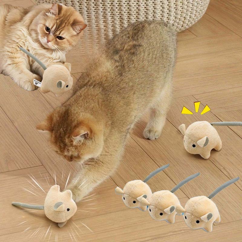 Elektryczna pluszowa myszka z  – Catnip Interactive Plush Mouse recenzja i cena