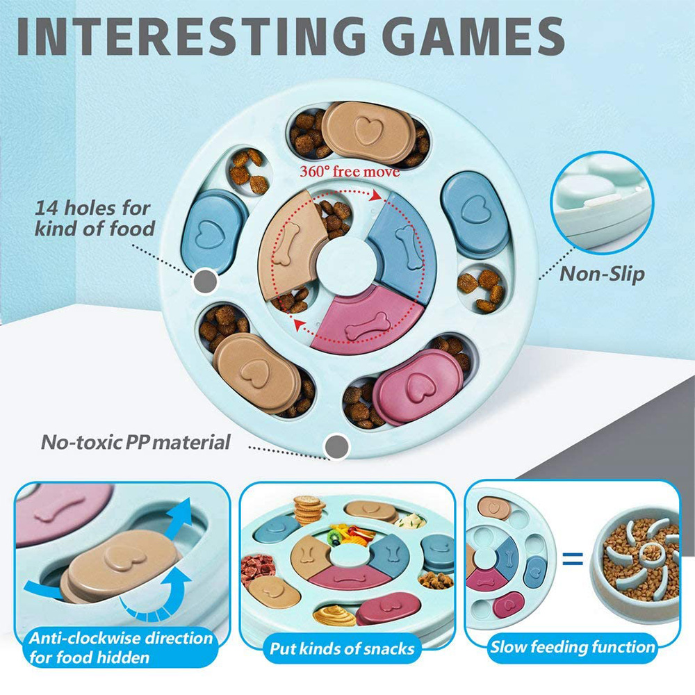 Pies Puzzle zabawki miska dla  – Dog Puzzle Feeder Toy recenzja i cena